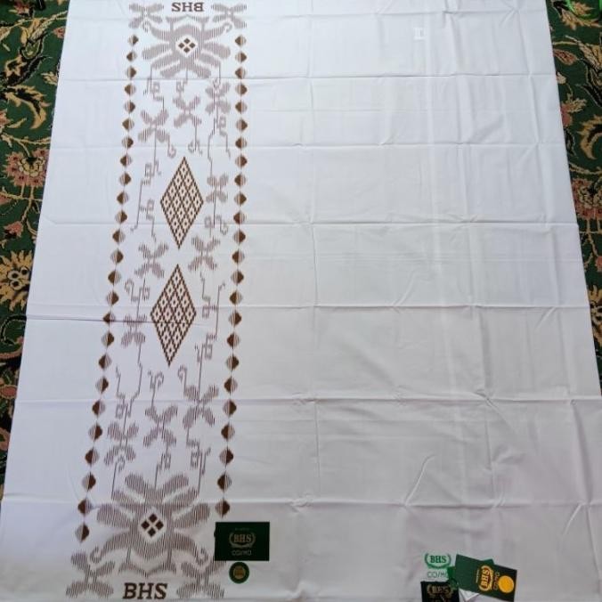 SARUNG BHS COSMO ORIGINAL PUTIH POLOS PPN ks