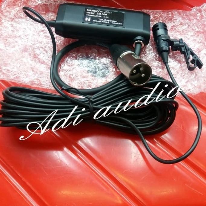 Mic Clip On jepit TOA jack XLR male Terlaris