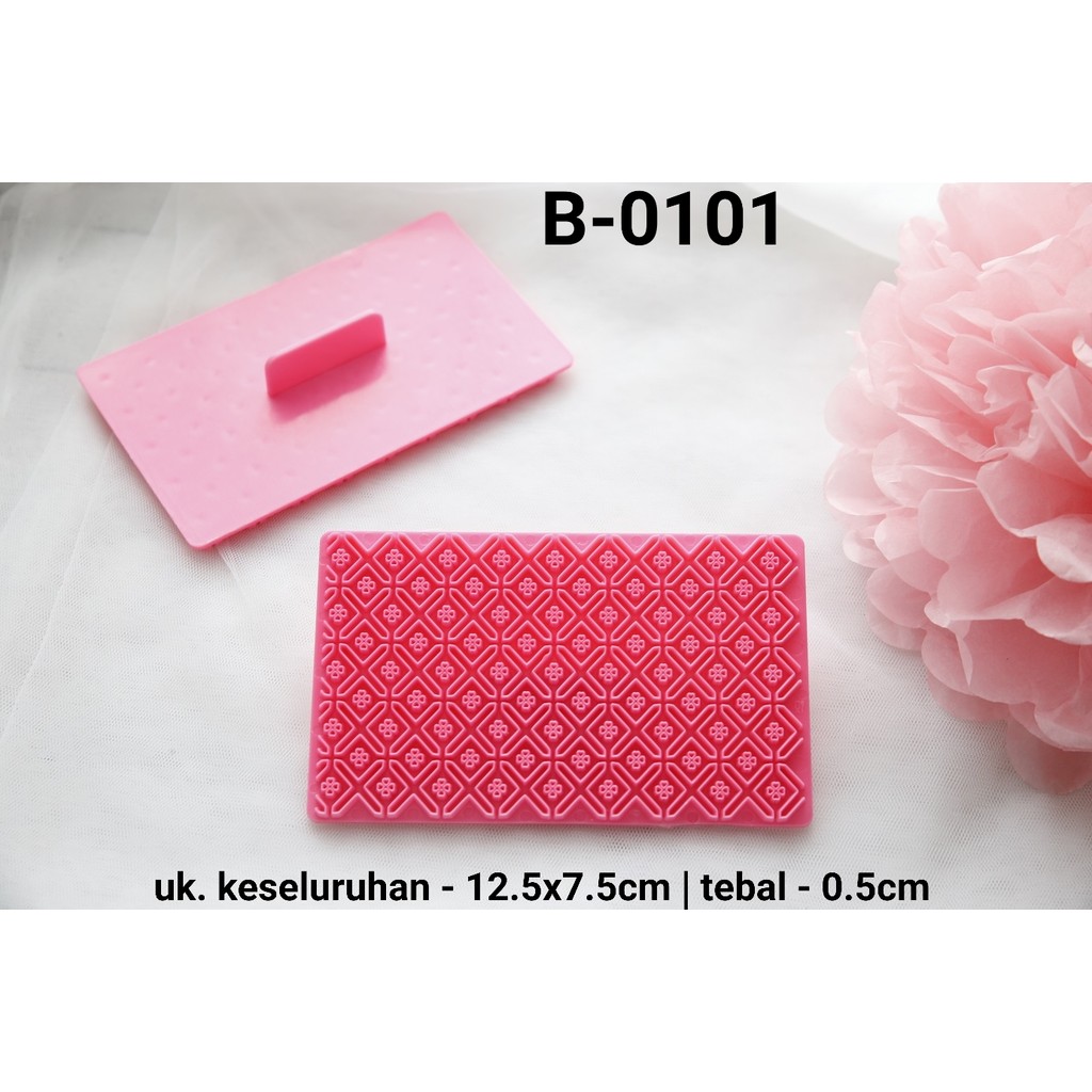 B-0101 Embosser fondant stamp motif fondant cake cupcake cookie mold (CUTTER)
