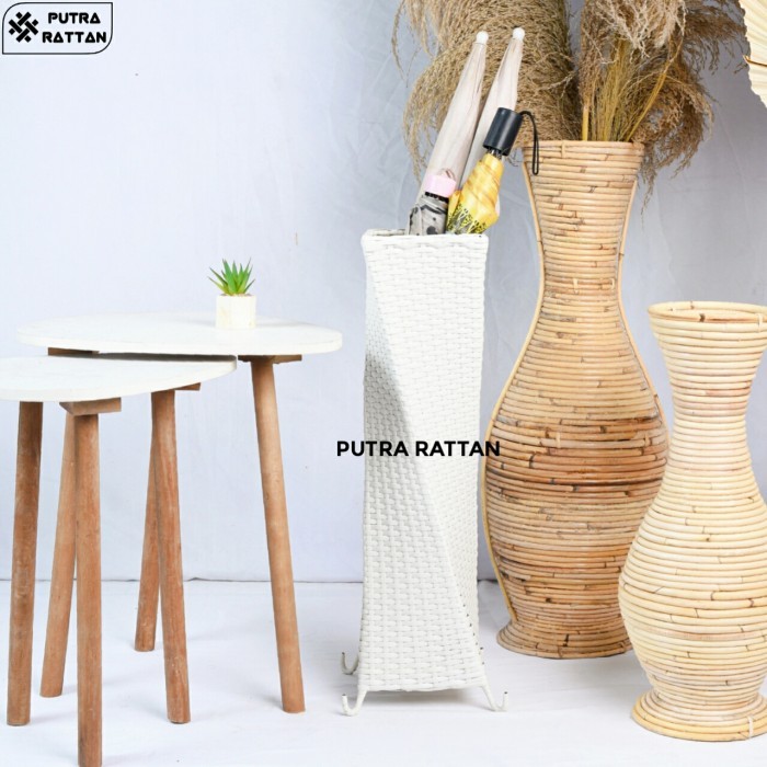 Tempat Payung/Pot Bunga Rotan Sintetis