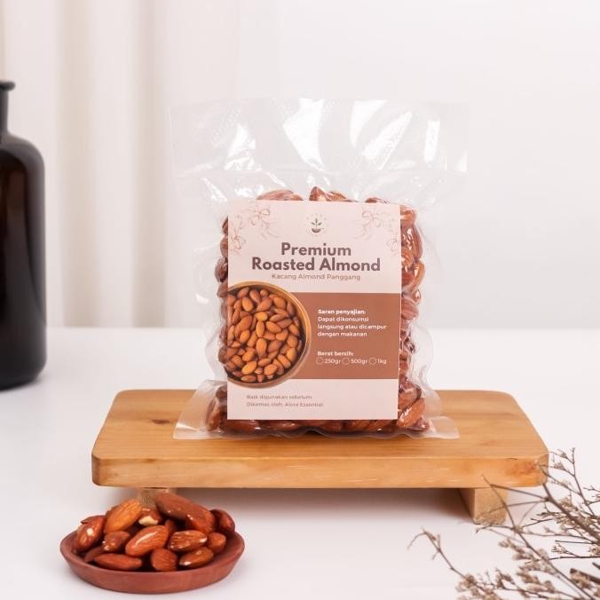 

READY STOCK ALORA ROASTED ALMOND 500 GRAM - KACANG ALMOND PANGGANG ALORA 500GR !!!!!