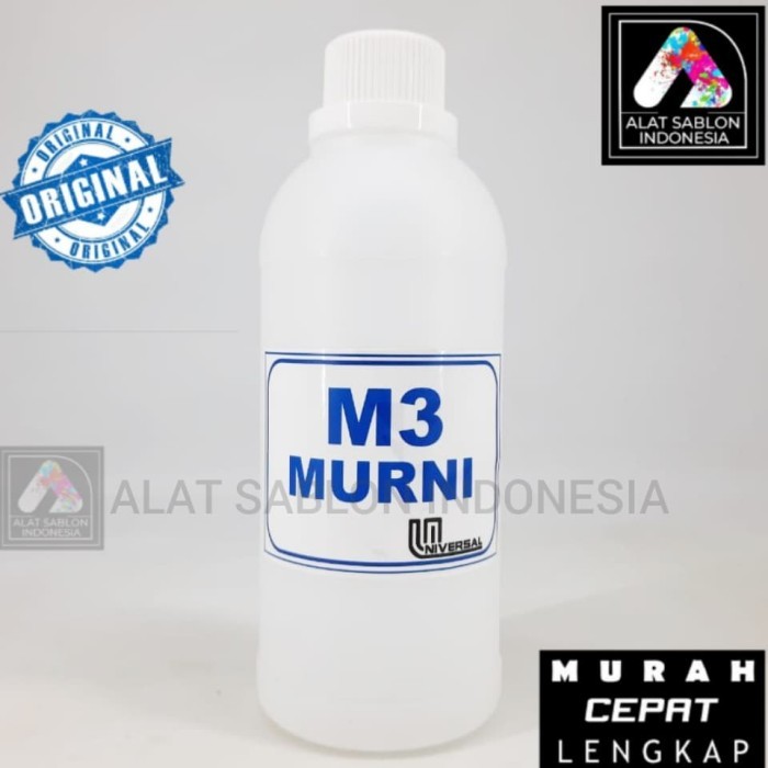 

MINYAK M3 MURNI PEMBERSIH TINTA SABLON 500ML