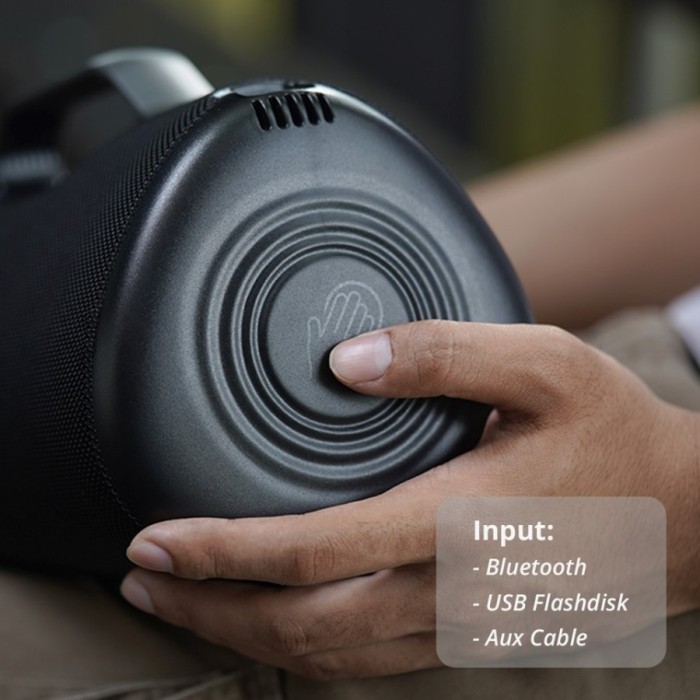 Eggel Elite XL 2S Waterproof Portable Bluetooth Speaker with RGB Light Terbaru Berkualitas