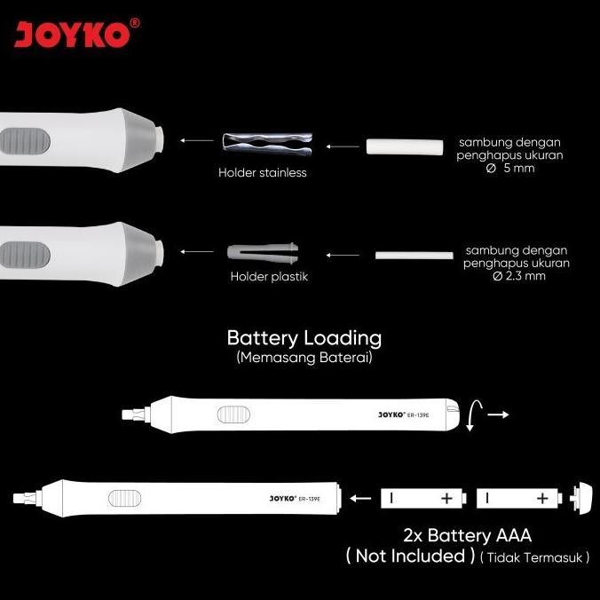 

Terlaris Penghapus Elektrik Electric Eraser Joyko Er-139E Berkualitas