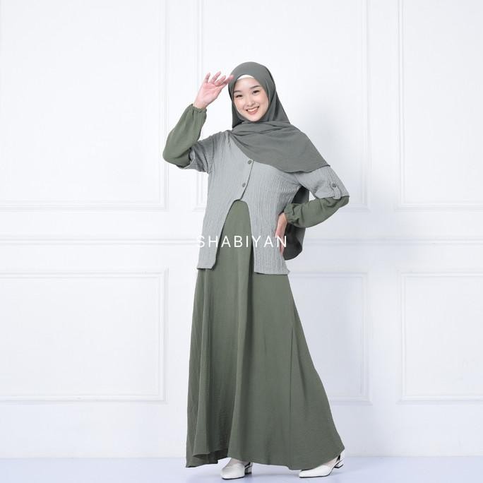 SHABIYAN GAMIS ABAYA REMAJA | GAMIS LEBARAN 2024 | SYERA 518 GAMIS LEBARAN 2025 DRESS MODEL TERBARU 