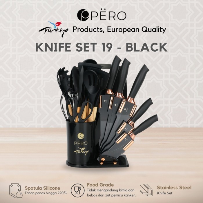 Pero Knife Pisau & Spatula / Kitchenware Set 19