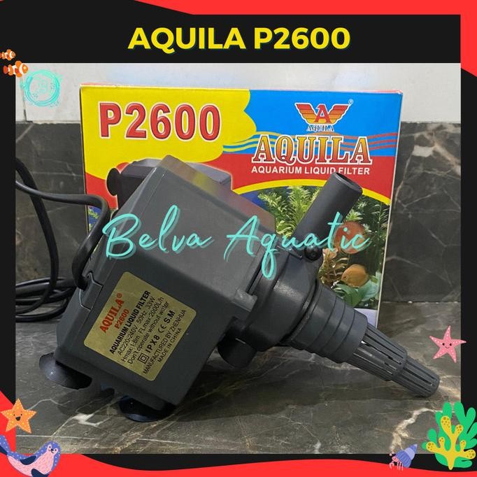 Aquila 2600 Pompa Celup Pompa Aquarium Pompa Hidroponik Aquila P-2600 Keisyajimin2