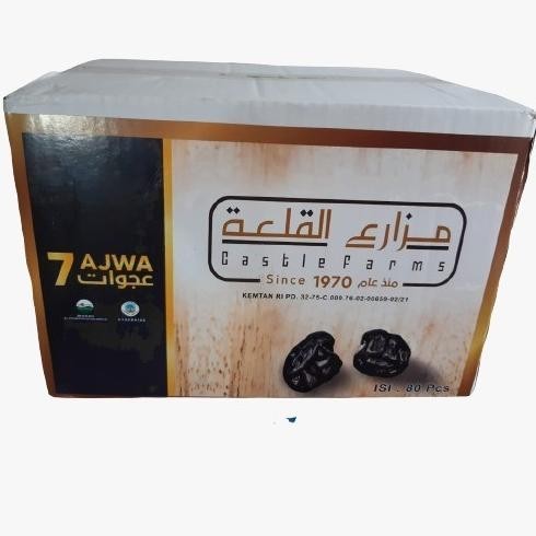 

Dayans Kurma Ajwa 7 Butir (1 Dus ) / Kurma Castle Farm/ Kurma Nabi [