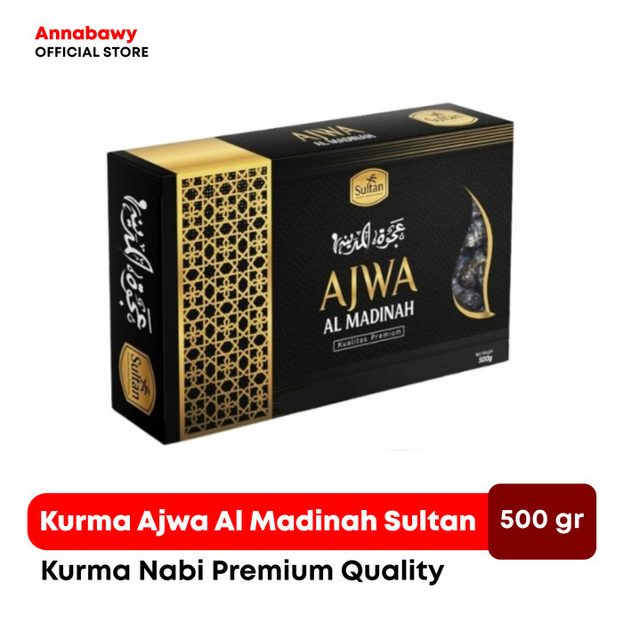 

Kurma Ajwa Al Madinah SULTAN - Kurma Nabi Asli Premium Quality 500gr