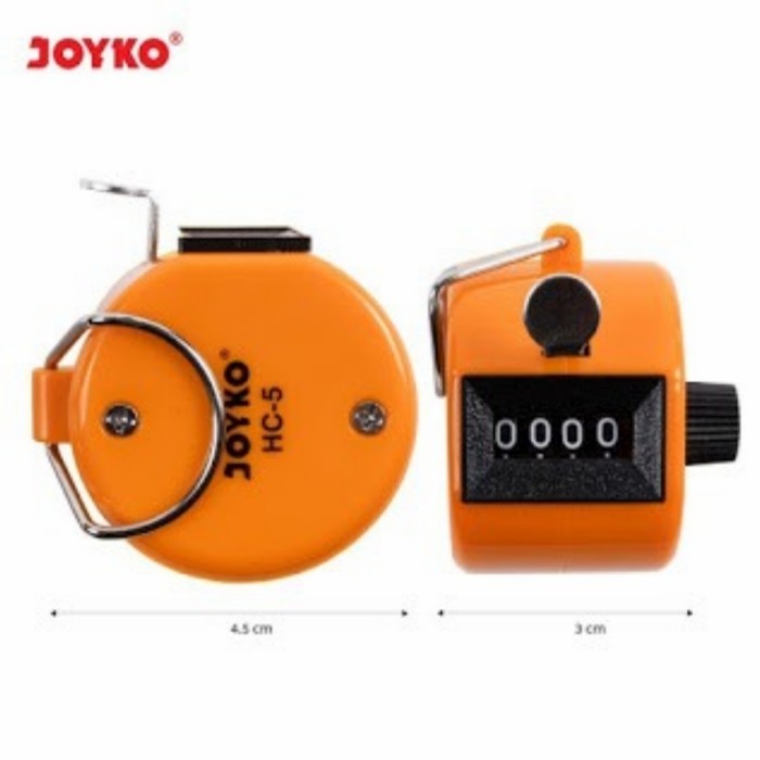 Hand Tally Counter JOYKO HC-5 Alat Hitung Cepat Zikir Manual 4 Digits