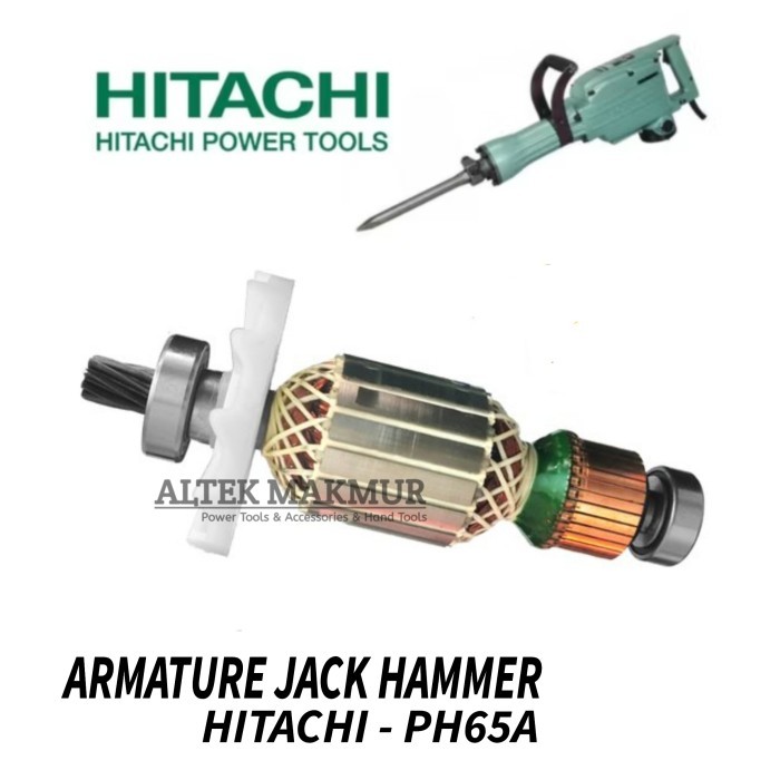 """] Sparepart Armature Mesin Bor Demolition Hammer Hikoki PH65A