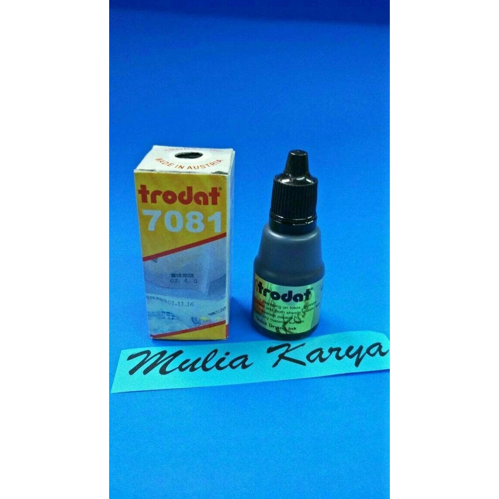 

TINTA TRODAT 7081 untuk Media Kaca , Plastik , metal