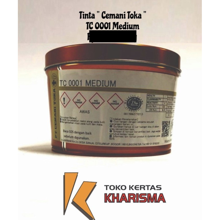 

Tinta Cetak , Cemani Toka , TC 0001 Medium