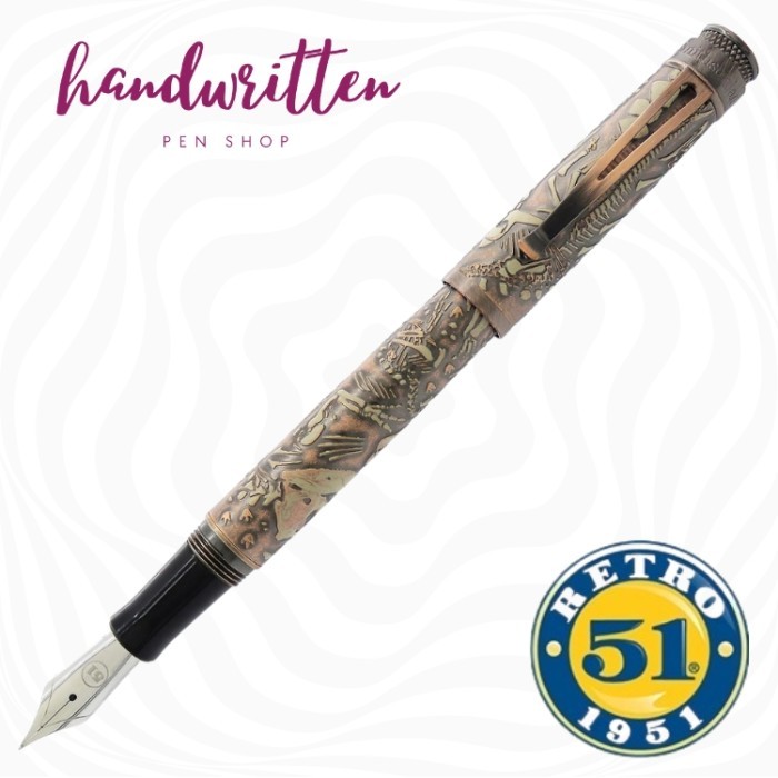 

SMITHSONIAN x RETRO 51 Dino Fossil Brass Fountain Pen