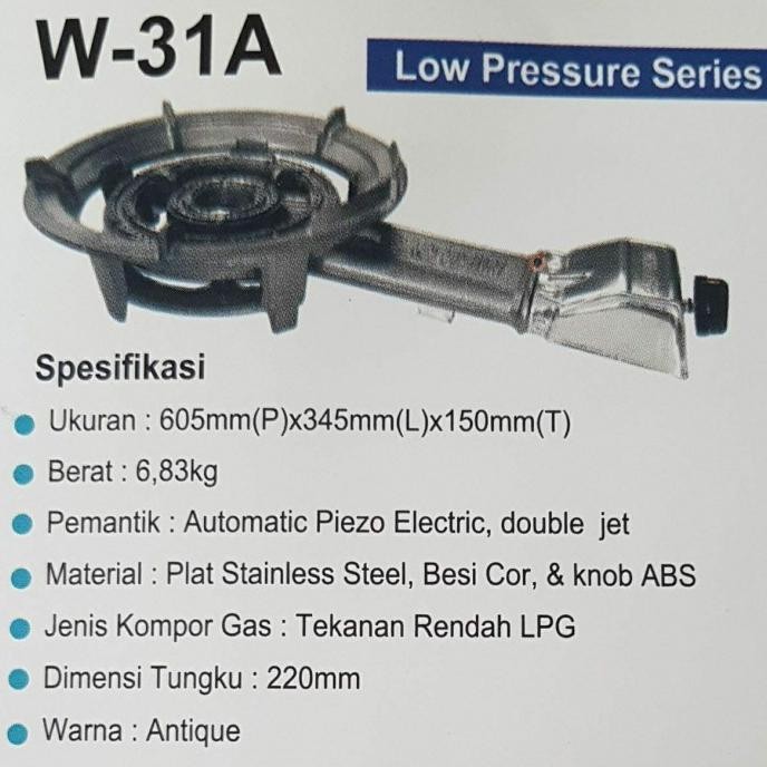 ~~~~~] kompor gas api 1000 cor wingas 31 A