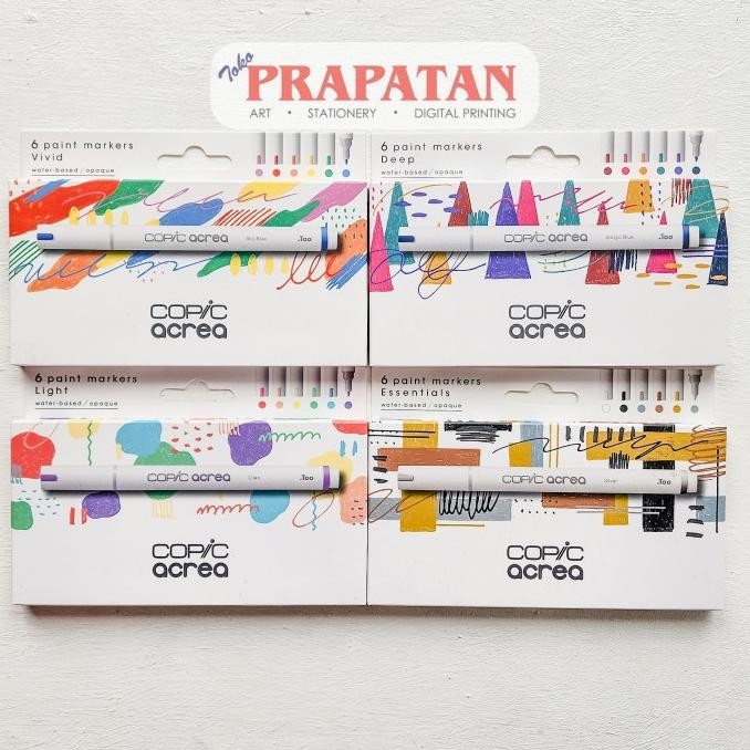 

------] Copic Acrea Paint Marker Set 6 | Acrylic Marker