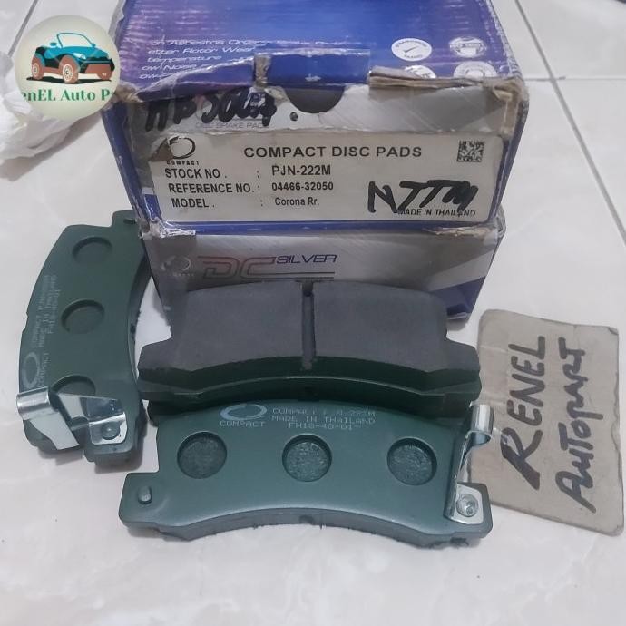 Brake pad kampas rem Belakang Toyota corona Absolute ST191 COMPACT