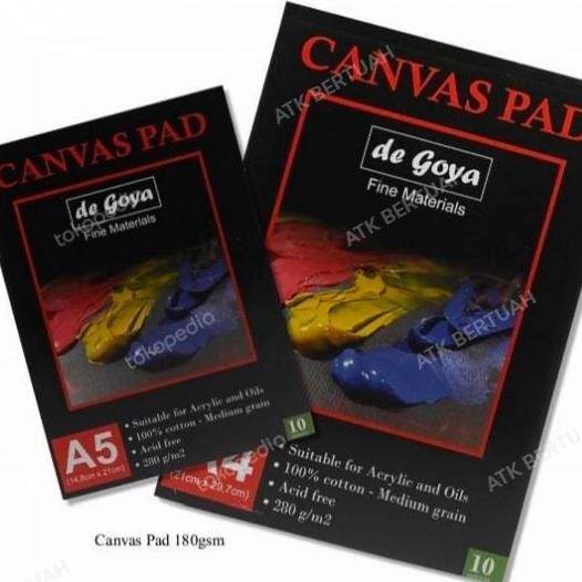 

DE GOYA DEGOYA CANVAS PAD BUKU KAIN KANVAS LUKIS