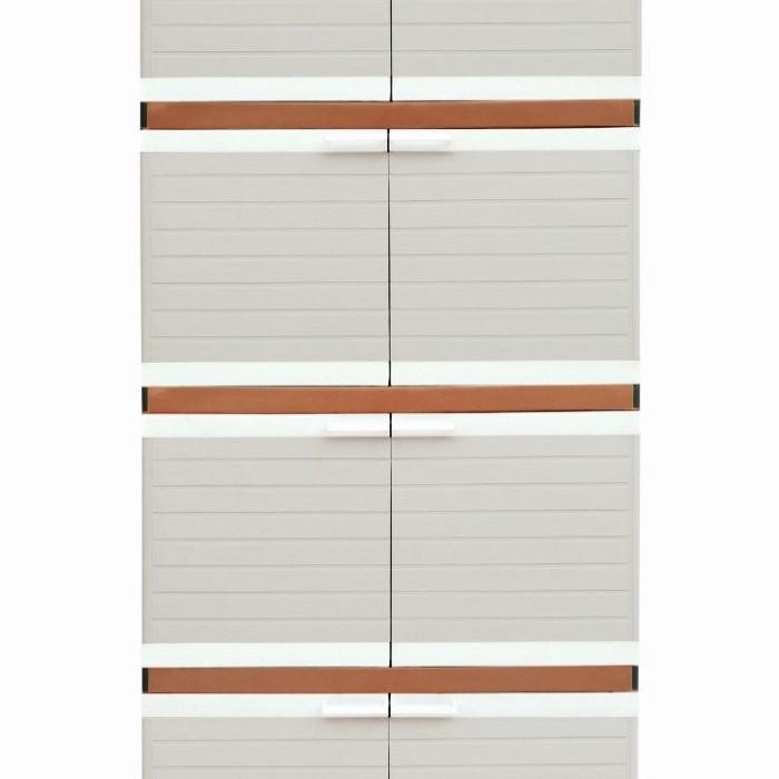 LEMARI PLASTIK CLUB JUMBO SUSUN 4 / LEMARI PAKAIAN CLUB