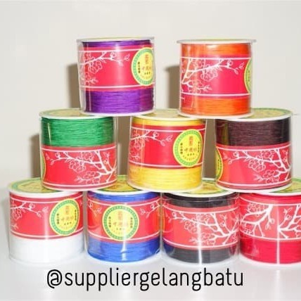 Tali Giok Tali Cina Nylon Cord 1mm Shambala bahan craft gelang kalung