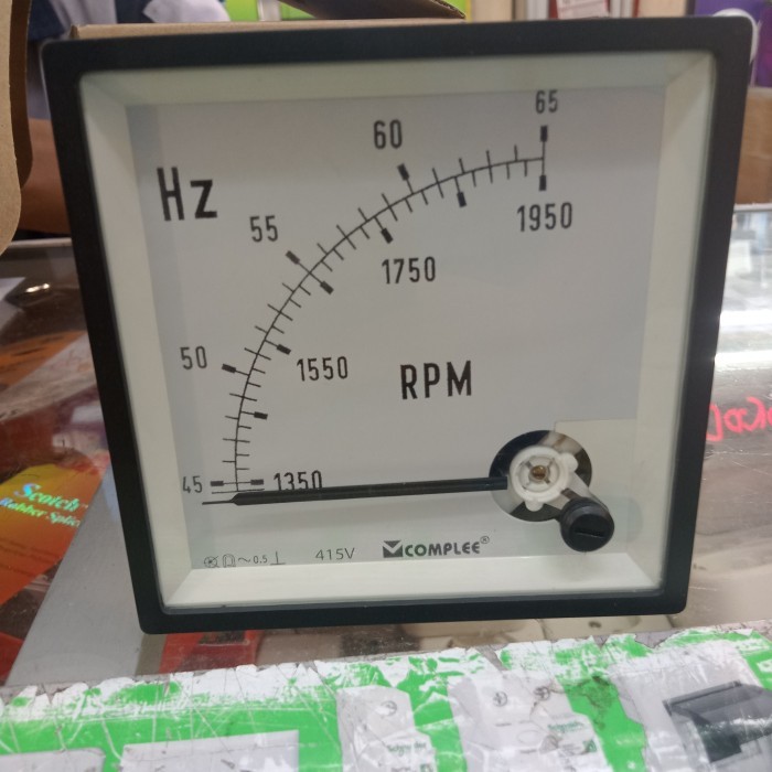 Hz Meter +Rpm 45-65 415V Body 96X96