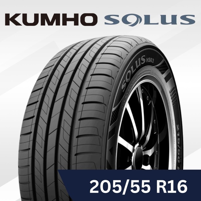 Ban IMPORT Kumho Tires Solus HS63 - 205/55 R16 - Hyundai Stargazer
