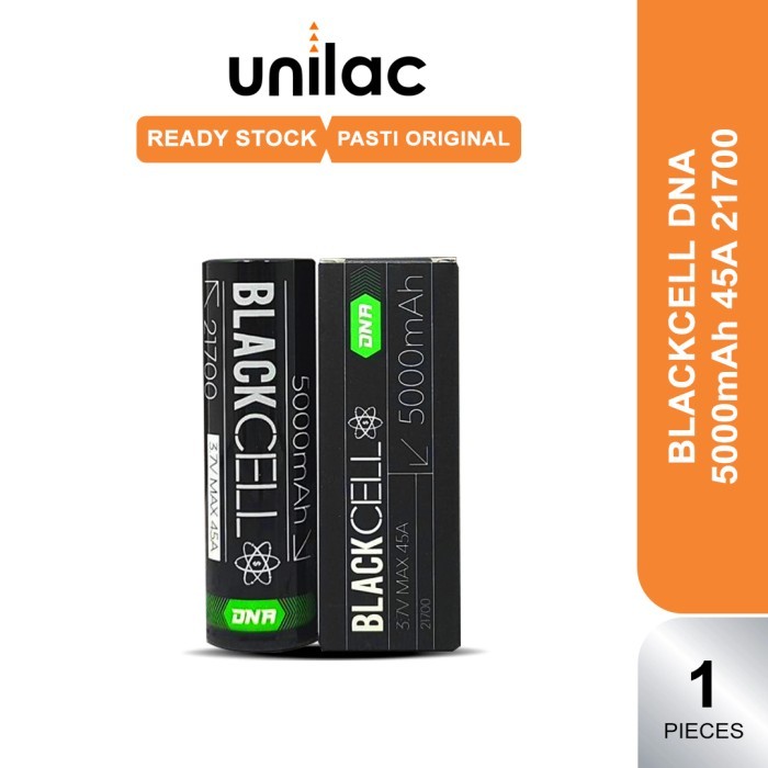 TERLENGKAP BATTERY BLACKCELL DNA 5000 MAH INR 21700 45A - BATERAI BLACK CELL 100% AUTHENTIC BATRAI