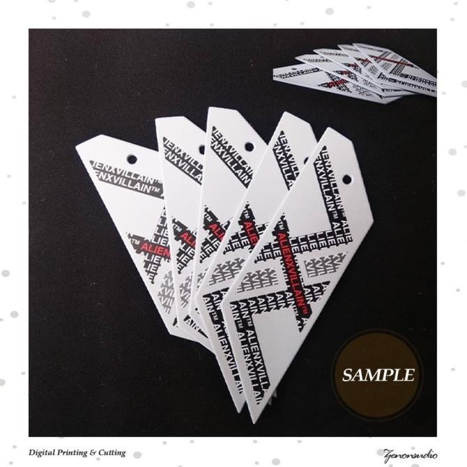 

```````] Cetak Hangtag Label Baju Super Tebal 800 gsm 2 Sisi