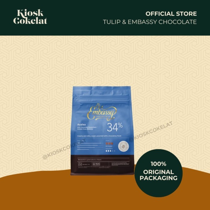 

Embassy Azalea Milk Chocolate Couverture 1kg