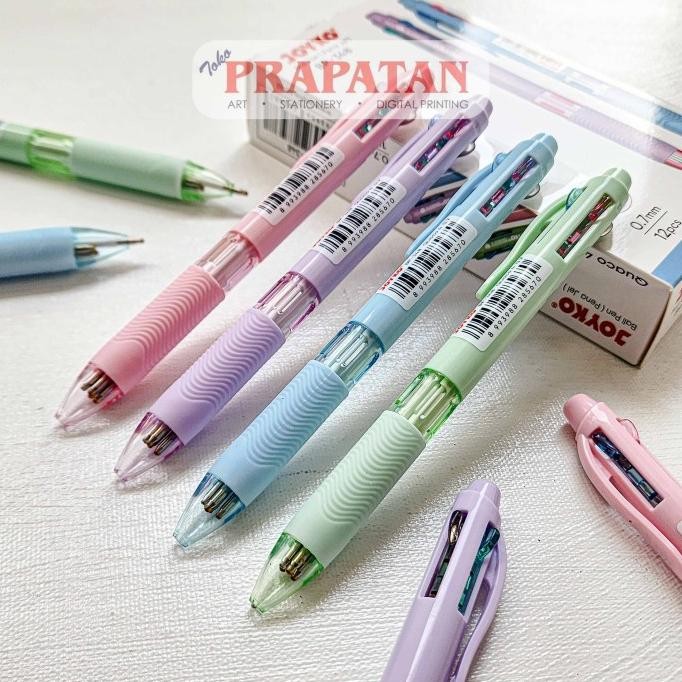 

Produk Terbaik] Joyko BP-348 Quaco 4 Ball Pen 0.7mm | Ballpoint | Pulpen