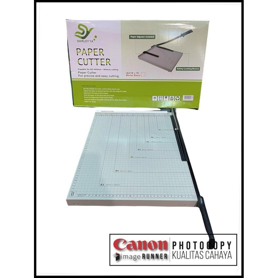 

Paper Cutter A3 Import Alumunium Berkualitas