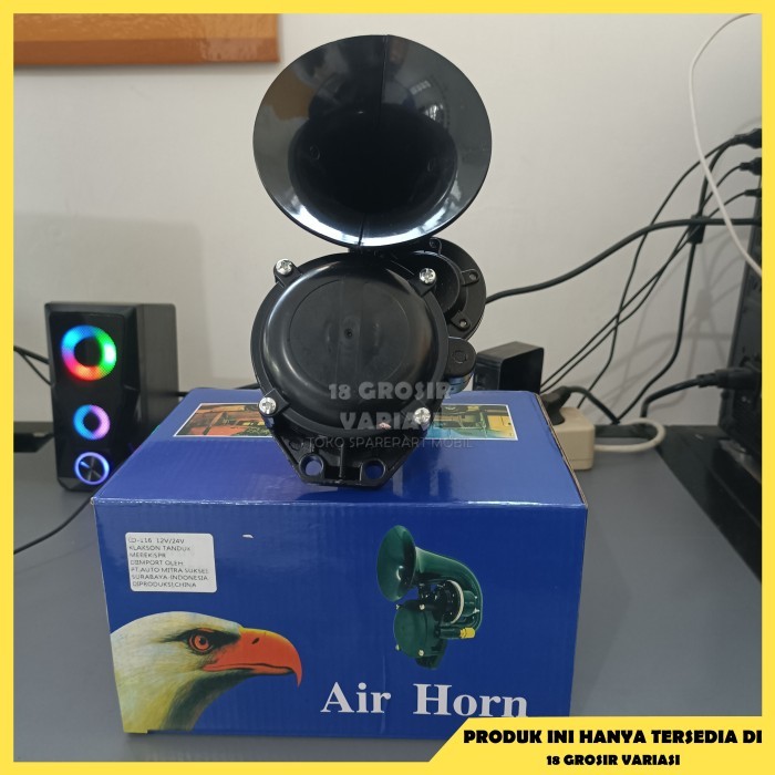 Terbatas Klakson Volvo Scania Klakson Angin Keong 12 Volt 24 Volt Supertone Truck Tronton Fuso Kode