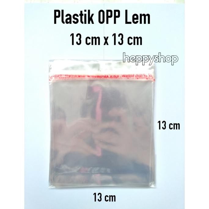 

~^~^~^] Plastik OPP Lem 13 cm x 13 cm OPP Seal Plastik CD