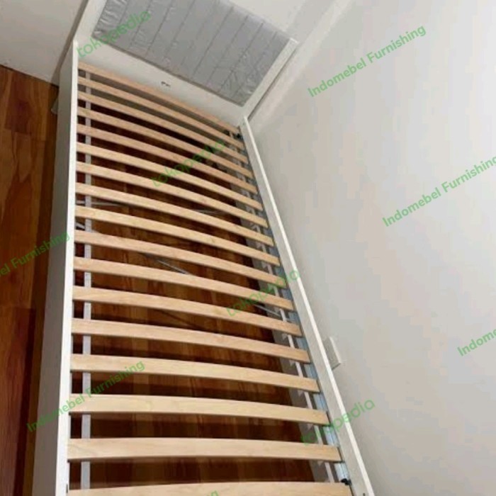 Bed Frame Single 90X200Cm Rangka Tempat Tidur Dipan Ranjang Kaki Baja