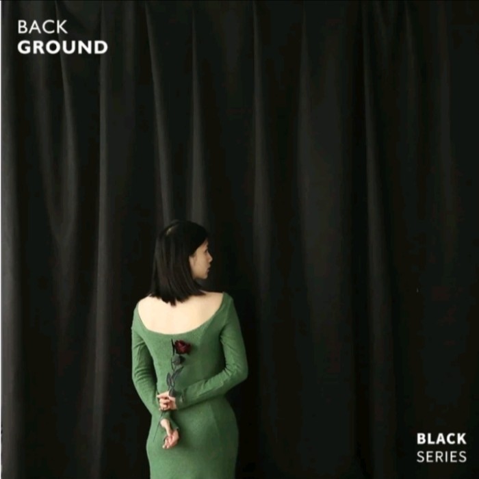 backdrop background latar kain foto hitam photo studio