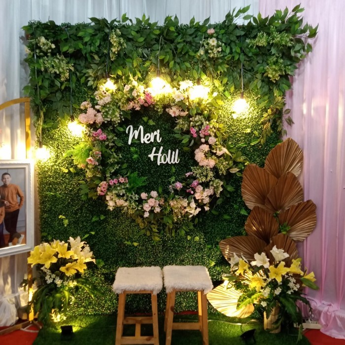 Backdrop photobooth wedding