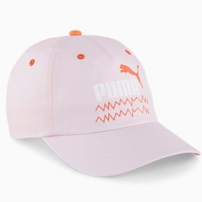 TOPI ANAK PUMA MIXMATCH PINCH PANEL CAP FROSTY PINK-AOP 024799 02 READY YAA
