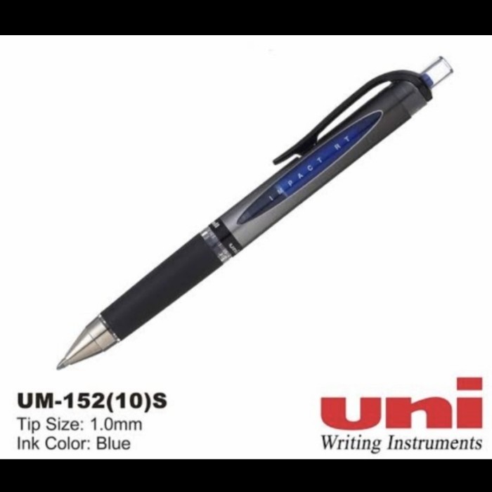 

FREE ONGKIR BALLPOINT UNI BALL GEL IMPACT RT SIGN PEN (UMN-152) HARGA SATUAN/1PCS KODE 88