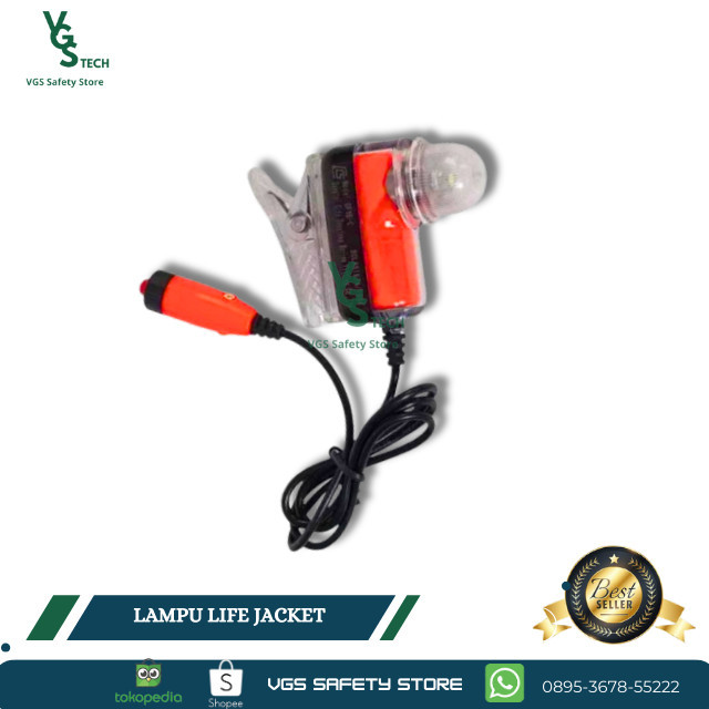 Lampu Life Jacket / Life Jacket Light / Lampu Pelampung Darurat