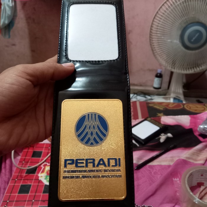 

Name tag id card Saku PERADI Terbaru