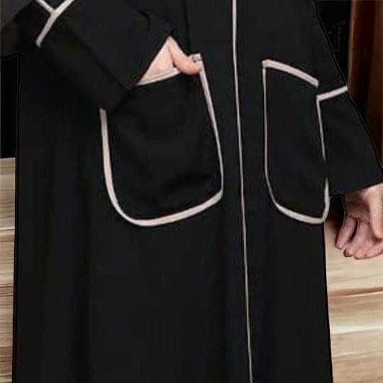 Terbaru Gamis Wanita Syar'I Bahan Jetblack Premium Terbaru Dress Hitam Polos Abaya Polos 2025 Dress