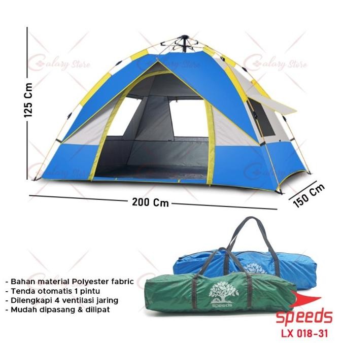 Miliki Tenda Camping Lipat Speeds 1-2 Orang Tenda Gunung Tenda Manual 018-31