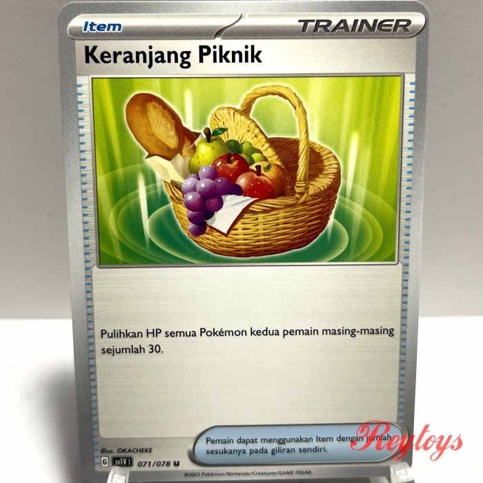 GRATIS ONGKIR POKEMON VIOLET EX SV1V - 071 KERANJANG PIKNIK KODE 894