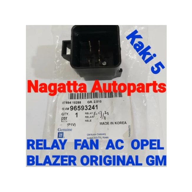 Murah Soket Socket Relay Motor Fan Ac Kaki 5 Optra Opel Blazer Ori Gm