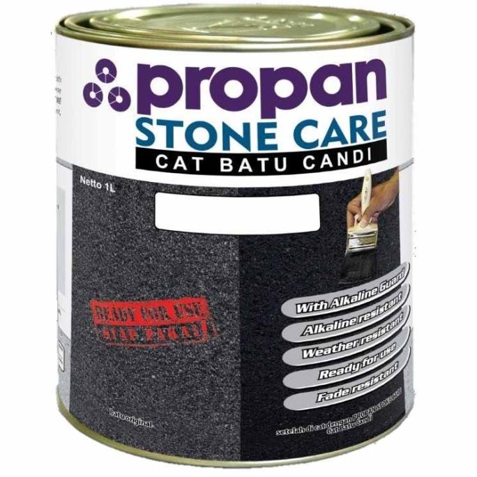 Cat Pelapis Batu Alam Propan Stone Care Warna Hitam/Clear (2,5 Lt) Original