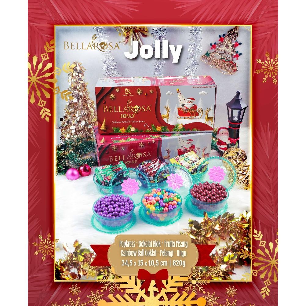 

gd-8 Paket Hampers Natal kue kering cokelat premium Bellarosa Deluxe Grande Jolly Christmas Coklat Premium