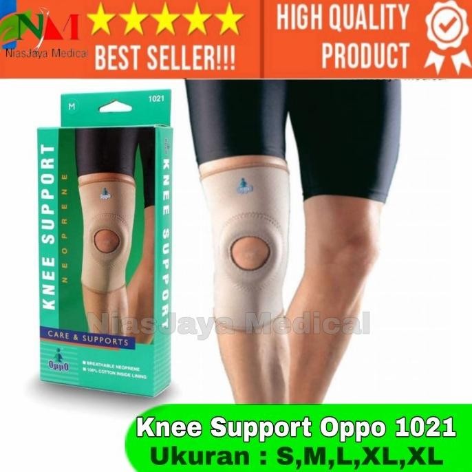 Deker Lutut Kesehatan Knee Support Oppo 1021/penyangga lutut sakit - S