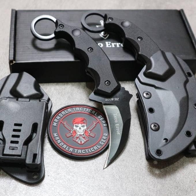 Crambit zero eror/ Pisau carambit Tactical zero eror