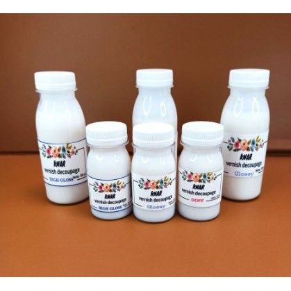 

TERBARU varnish glossy / varnish Clay / vernis decoupage finisher kulit, finis