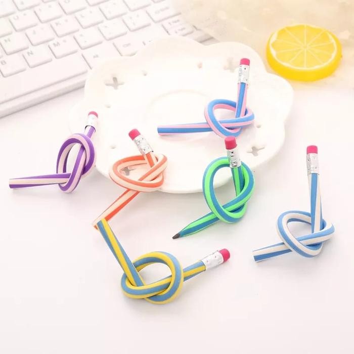 

TERBARU SVTN PENSIL LENTUR FLEXSIBLE PENCIL GULUNG FLEXSIBLE FLEXSIBLE UNIK LUCU MURAH BERKUALITAS